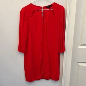 Emmalise Red Berry BCBGMaxazria Shift Dress